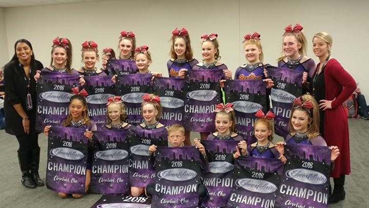 Congratulations, WONDERFUL! <a href="/Cheerlebrity/">✨✨✨</a> Cleveland champions! 💜❤️💛 #YouMeUs