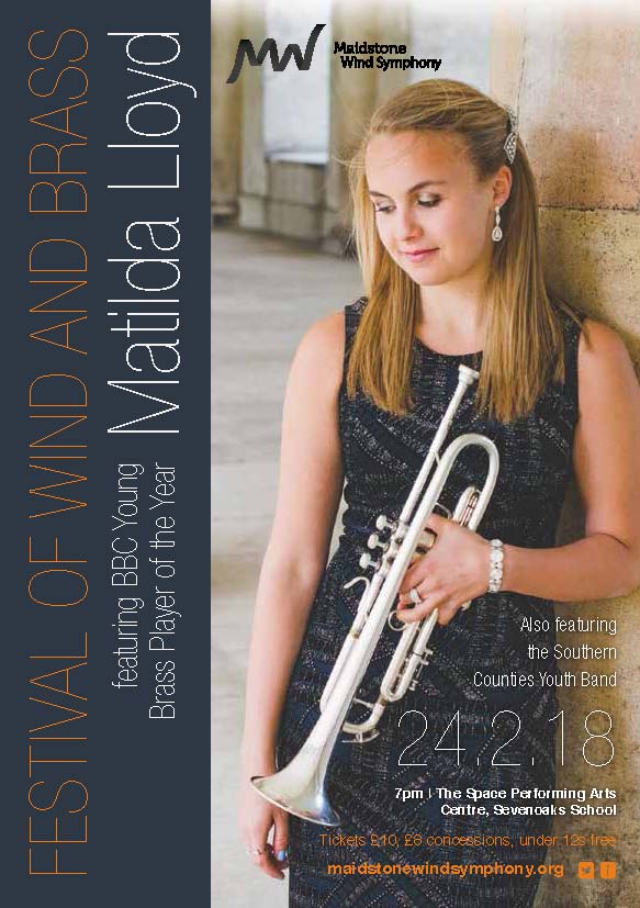 MaidstoneWinds's tweet photo. So excited to be preparing for the Festival of Wind and Brass on Sat, 24 Feb with our wonderful guest soloist @lloyd_matilda &amp; @scabaMedia at @TheSpaceTN13 . Info and ticket details via https://t.co/nhRZY6HTg3 https://t.co/PMCPteVbdB