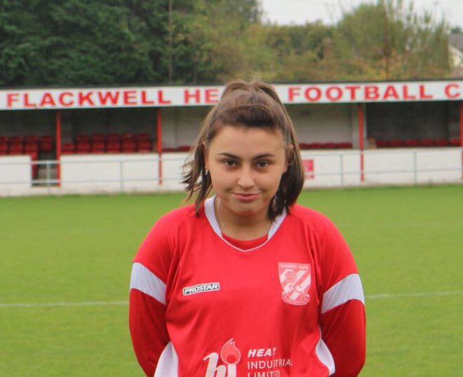 Fhfcladies's tweet photo. HEATHENS GOAL ALERT: (2-1,58mins) @MeganAmber1998 let’s fly with a rocket from outside the box and it nestles into the bottom corner. Heathens lead again!! 👍🏻😄⚽️ https://t.co/CyYFivwxX4