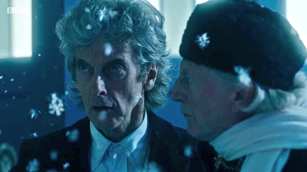 USAWhovians's tweet photo. Finally able to Stream our beloved show #DoctorWho again here in Kosovo! @rtalalay you did an Incredible job directing the Christmas Special!! 😍😍 
I didn't want to say goodbye to Peter, but you made it happen in Spectacular Fashion!! Thank You! https://t.co/06G338yJVm