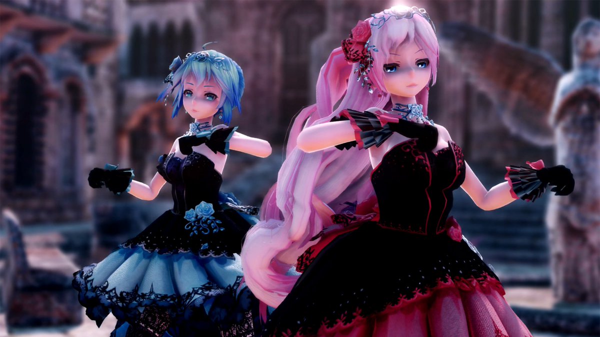 ねこしろ Mmd 少女未遂 Miku Luka Youtubeのサムネイル Ssなどです
