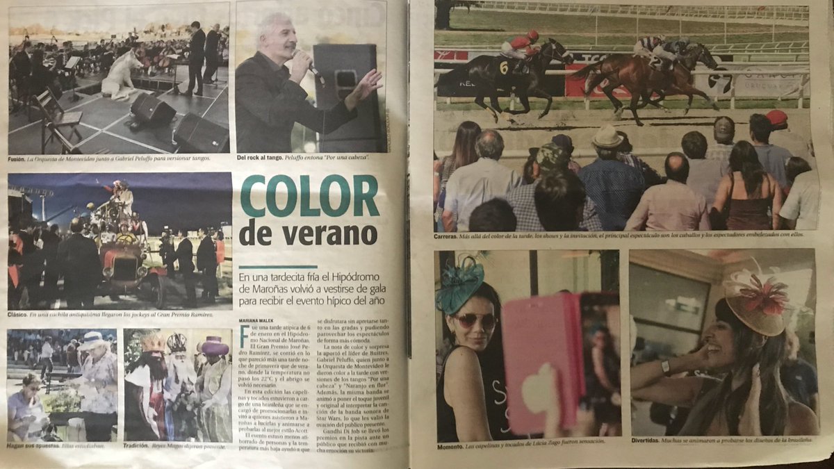 marianitamalek's tweet photo. Un breve resumen de lo hecho ayer en el #GranPremioRamirez #Copa100añosElPais #Ramirez2018 https://t.co/nhtYEdCsyT https://t.co/8D7IeZkWPJ