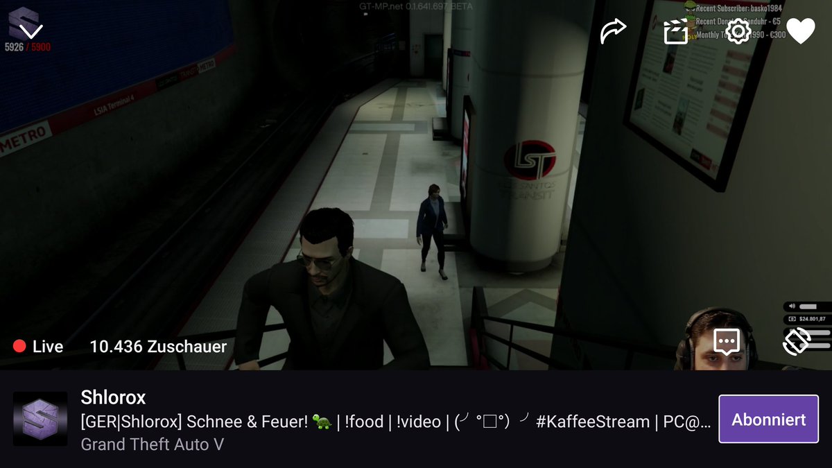 LSMediaFoto's tweet photo. 10.000 Zuschauer, was eine Zahl, Herzlichen Glückwunsch @Shlorox Du erfreust uns jeden Tag erneut mit geilem RP! Ich danke dir dafür! Bleib so wie du bist!! #shloarmy #shlolive https://t.co/tvudFwfj4g