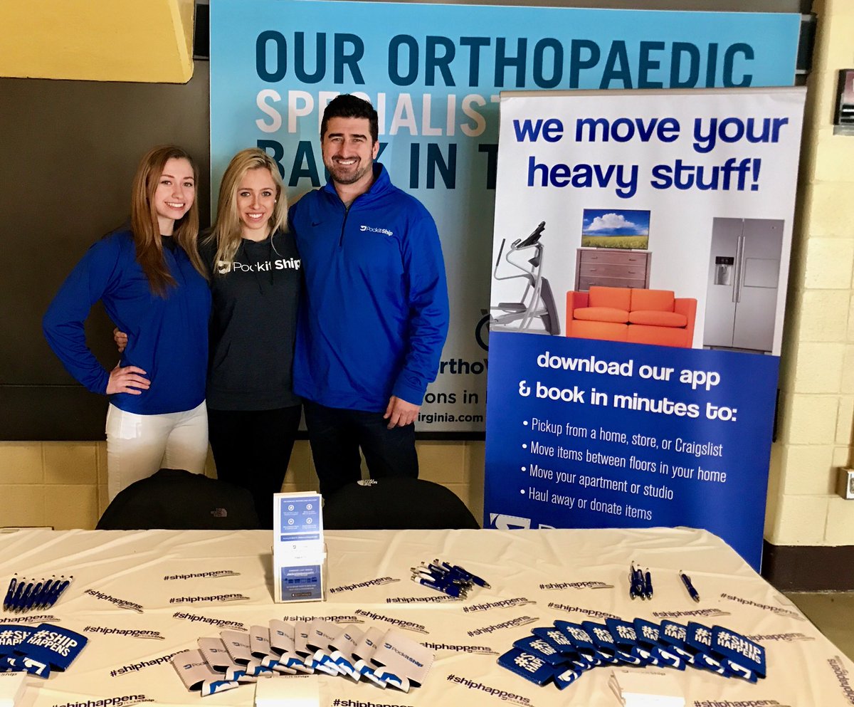 PockitShip's tweet photo. At the @MasonMBB game vs Davidson today! Come check us out! ๐๐ผ #gmu #MasonNation #shiphappens #pockitship https://t.co/uieQAt6RSy