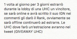 GappleEU's tweet photo. 🎉 200 Followers Giveaway 🎉

☆ 3x Gapple Ranks

- Retweet this tweet
- Follow @GappleEU
- Drop yuor IGN below⬇

 ⚠ IMPORTANTE GUARDARE COSA SCRITTO NELL'IMMAGINE ⚠

Prima estrazione: 14/1/18
Buona fortuna 👍 https://t.co/MjMUSNf2V8