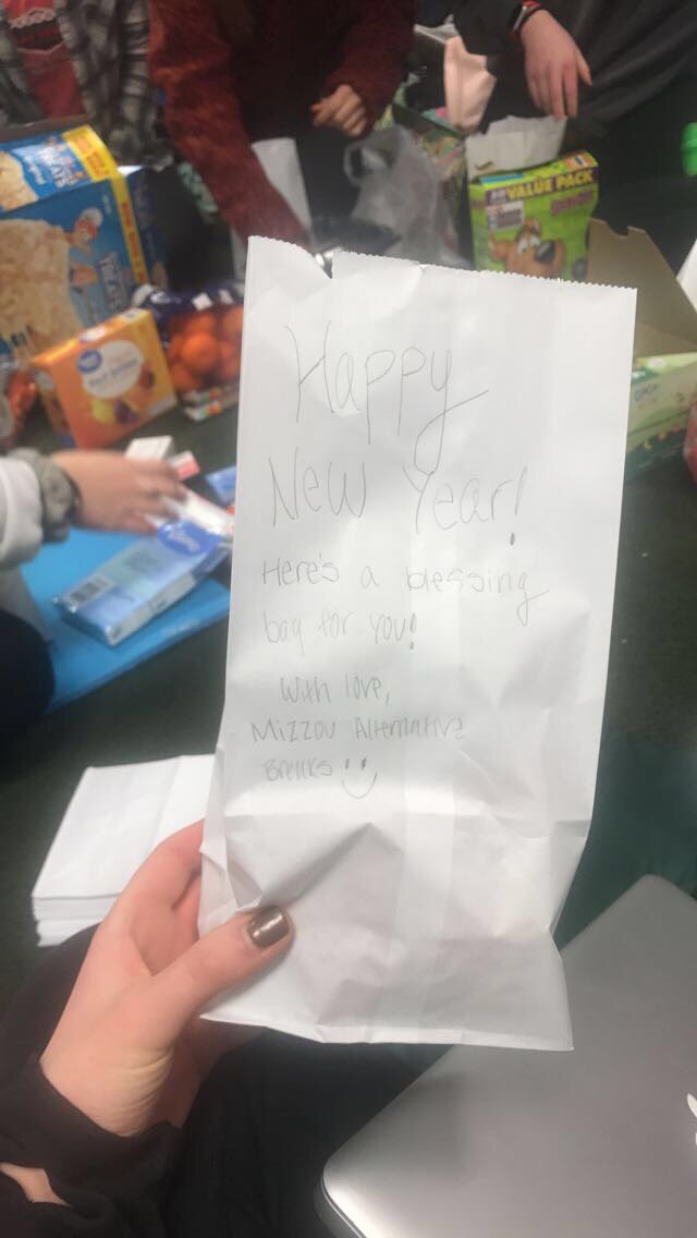 MAB_chatt's tweet photo. Handing out blessing bags to those in need during our day off ❤️ https://t.co/5AcjKmAmdt