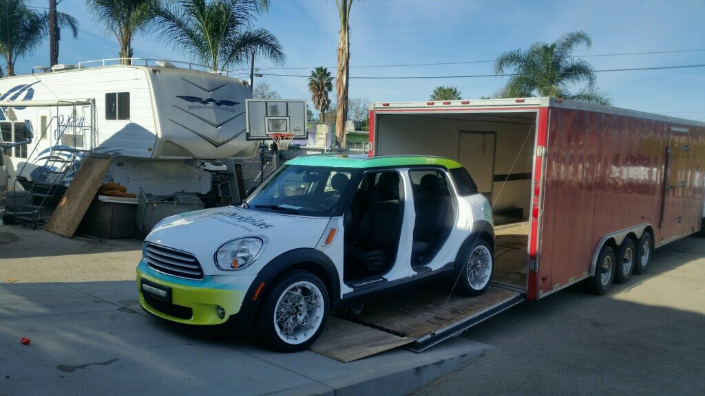 AviReichental's tweet photo. We are Vegas bound for @CES with our @TECHNIconnect @MINI #MakingTheConnectedWorld where #CognitiveLighting meets #LightWeighting https://t.co/er4Ia6Zasq