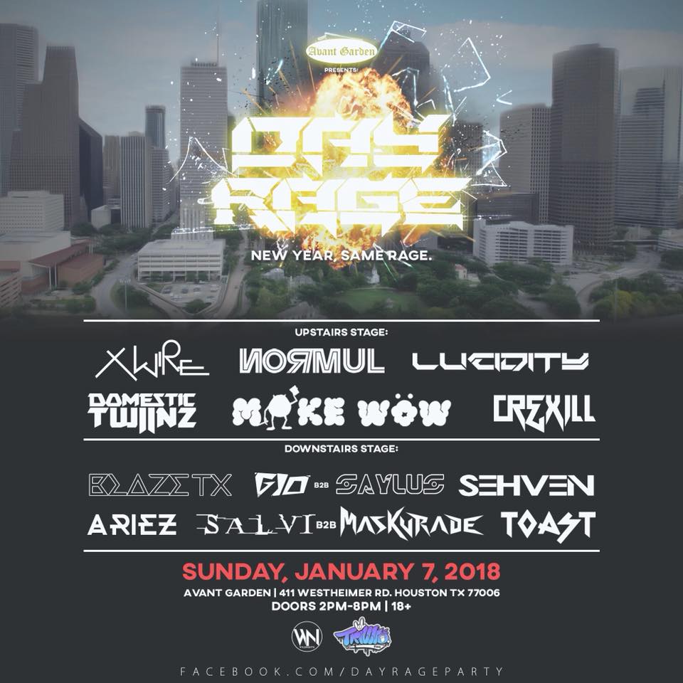 ESUProductions's tweet photo. It's going down at #DayRage today! 2PM - 8PM 
Only $5 Cover! Come through! https://t.co/zac7vZPio0