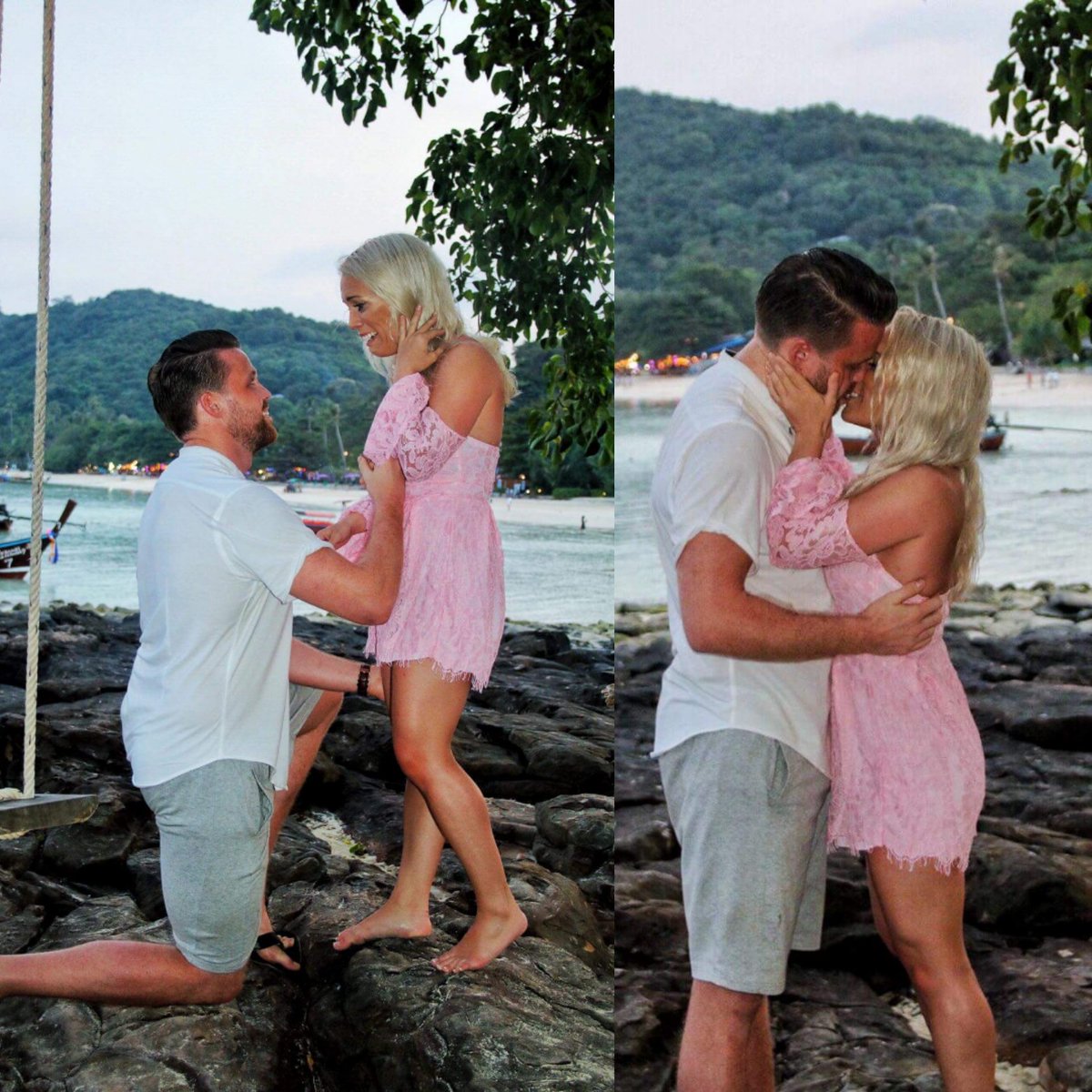 (Lesist með hvísli)
Kærasti Gretu Salóme: ptss...sry mr stranger can you take a photo for me when i put me knee on the rocks over there.Takes probably 8 minutes,we have to have a little moment together after the photo.Than i will come back and get the phone in absolutely no hurry