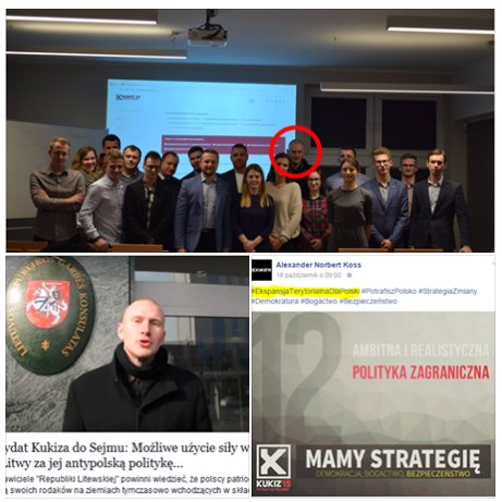 russian5column's tweet photo. Prorosyjski podżegacz wojenny Aleksander Koss nadal przy Kukiz 15. Czytaj: https://t.co/eCKG4FybNn https://t.co/FS5NNEbHDR
