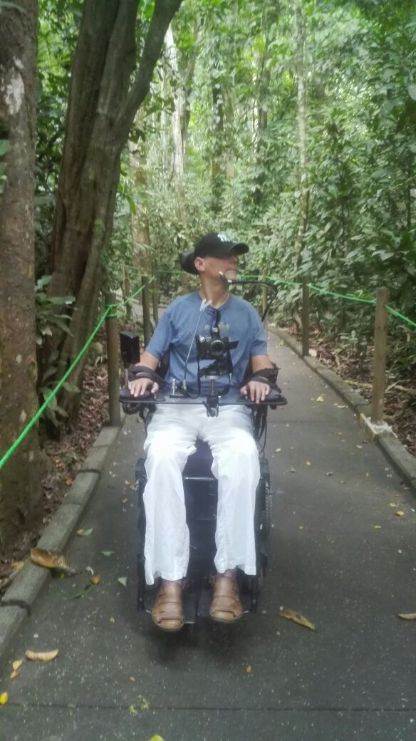 <a href="/AccesibleCR/">turismo accesible</a> This is Mr Patrice. He is from Canada and he is enjoying Costa Rica. #AccesibleCR
Sr. Patrice conoce Parque Nacional Carara.