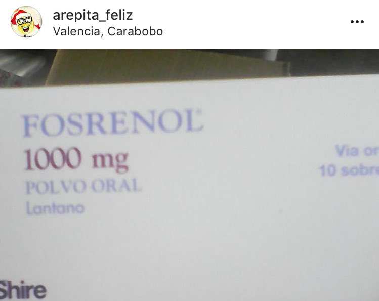 AnonMundial's tweet photo. ↪️Disponible en #donación FORESNOL 1000mg #nefrología gracias a @arepita_feliz enviar copia de recipe y cédula al DM de arepita. (publicado en Instagram @arepita_feliz) Valencia-Carabobo https://t.co/P1n0ch0f7A