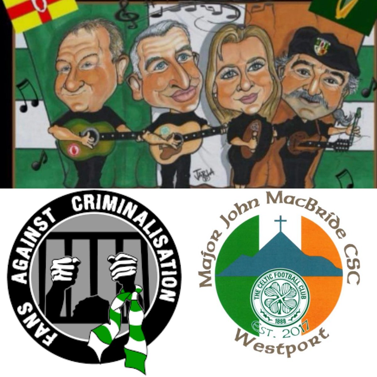 johnmacbridecsc's tweet photo. If you're in #westport #Mayo this Friday, come into @cu_chulainnsbar for the #irishbrigade Live https://t.co/ffvygJ37IV https://t.co/KZQ61Uaenx