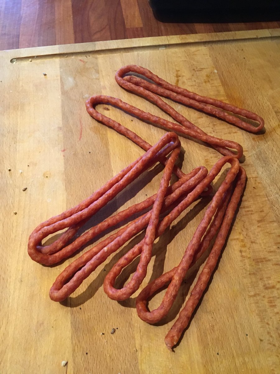 AngusCockapoo's tweet image. O. M. G.  This sausage is amazing!!! It’s Polish, and can be easily chopped into v small treats - so loads of treats for being good without getting too chubby.