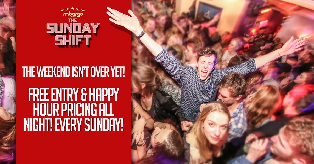This Sunday we’ve got you covered! 
Happy Hour Drinks Prices all Night Long! See you later ! 💃🏼