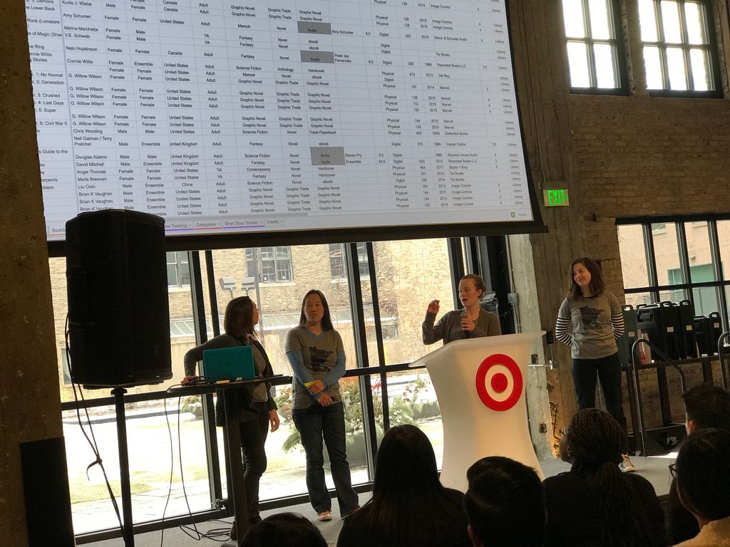 HackTheGap's tweet image. Team #StackStats getting rolling—An organizational tool to track &amp;amp; analyze the books you read. #HackTheGap2018