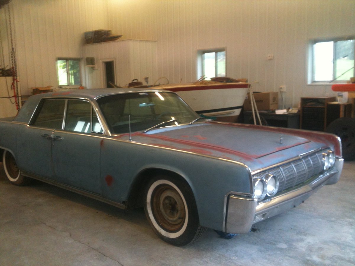 The classic Lincoln Continental known as IRENE is in our shop for a total makeover. Stay tuned for full coverage of the build .#Lincoln # Continental #Holley Performance