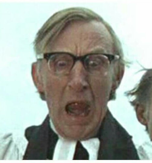 Born on this date in 1924: Great character actor #GeoffreyBayldon. Here he is as the hilarious vicar in #SteptoeAndSonRideAgain