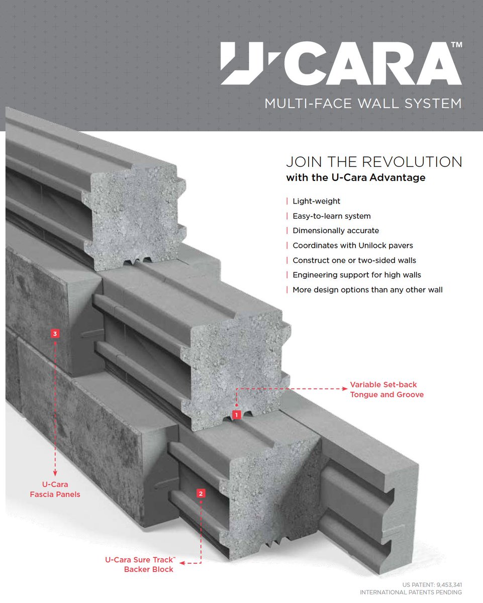 UnilockLife's tweet image. The U-Cara #wallsystem is here!!

The #engineeredstrength, versatility, and practical design of the U-Cara builds a #Wall like no other product.

Learn more!: contractor.unilock.com/u-cara/

#ucara