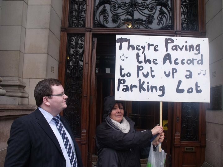 savetheaccord's tweet photo. @WingsScotland @PeterAdamSmith @rb2003 @SNPdavid @NicolaSturgeon At the time, there was little we could do when Labour decided to knock the Accord down for a Games bus park. But we really had amazing support from so many people - and we hope they’ll work with us now they’re in a position to deliver a replacement centre. People like @SNPdavid https://t.co/7m9wDbdWLi