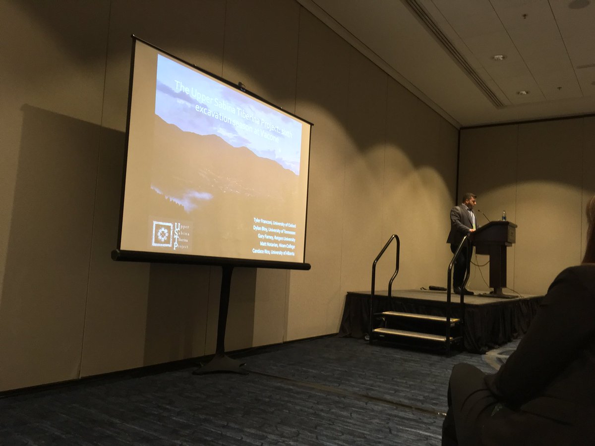 devinleaward's tweet photo. Upper Sabina Tiberina Project: Presenting the results of our 2017 field season at #AIASCS2018 https://t.co/6i3XnBRpCa