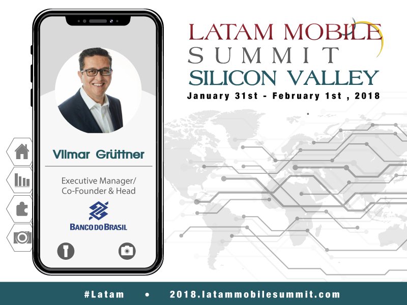 FrecuenciaMob's tweet photo. No pierdas la oportunidad de escuchar a  Vilmar Grüttner de @BancodoBrasil en Silicon Valley, uno de los eventos de negocios mas esperados del año! Enero 31 y Febrero 1. #LatinAmerica #digital #mobileapp #fintech #telecom los innovadores se van a #SiliconValley https://t.co/Lt1jKBm9Wg