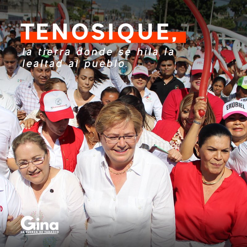 GinaTrujilloZ's tweet photo. La fuerza de los priístas de Tenosique reside en la lealtad a su tierra, siempre dispuestos a ponerse la camiseta. Estoy muy agradecida con su cálido recibimiento y apoyo. ¡Vamos a recuperar la grandeza de Tabasco! #LaFuerzaDeTabasco https://t.co/HtOmmUipGV