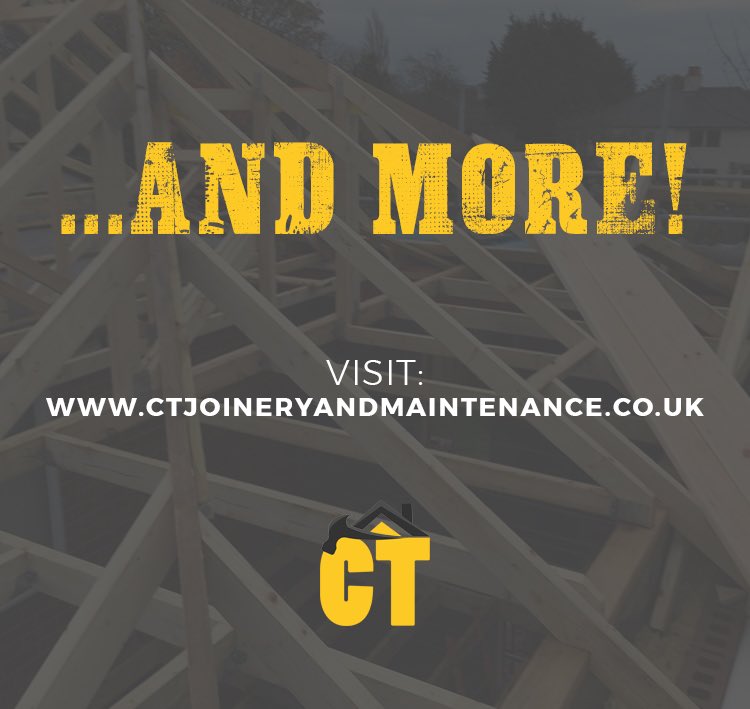 ⭐ UPDATE | We've added some projects from recent weeks to our online portfolio, covering:

✅ Kitchens
✅ Bathrooms
✅ Windows &amp; Doors
✅ Roofing
✅ Flooring
✅ Bespoke Joinery

View our updated portfolio here 👉 ctjoineryandmaintenance.co.uk/recent-work/