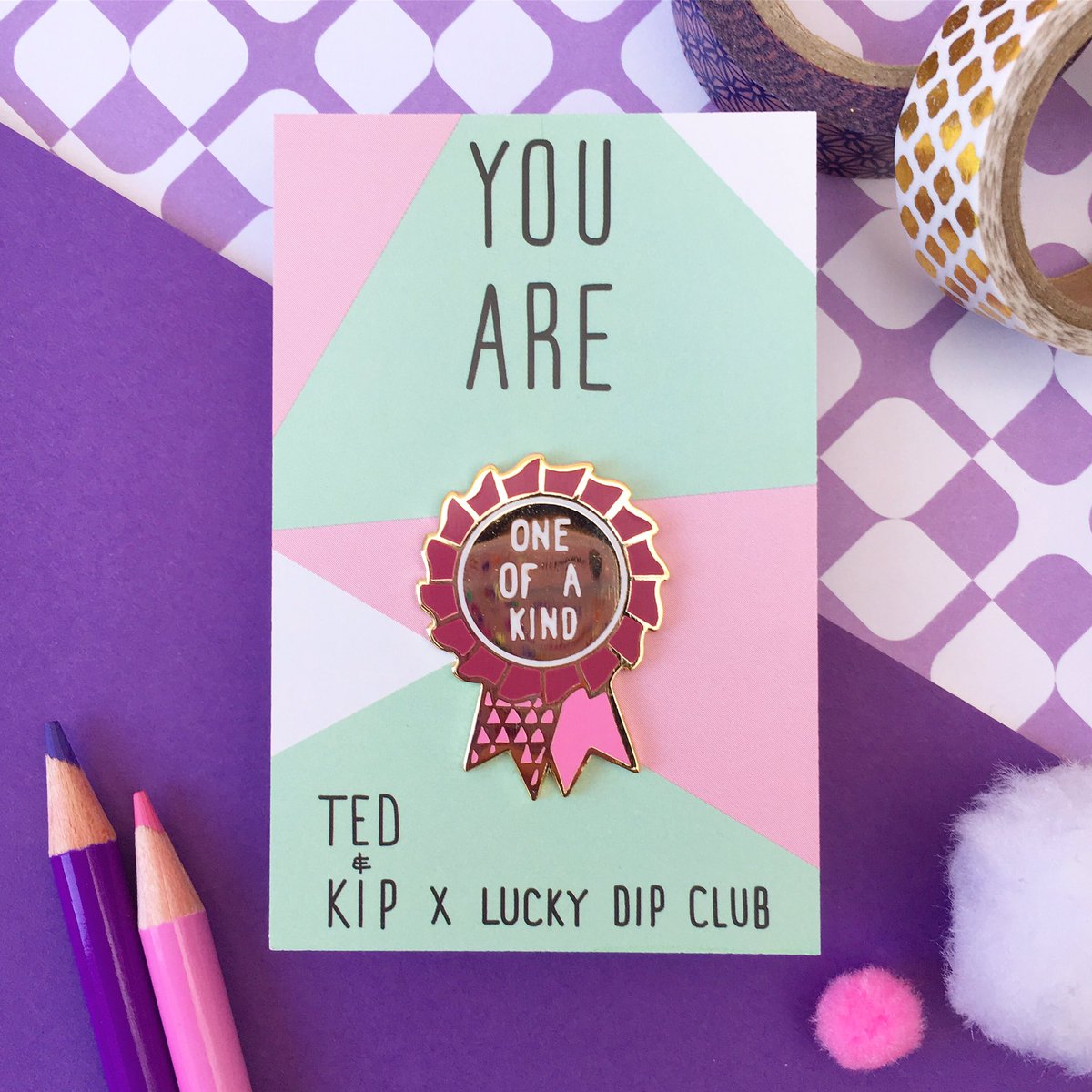 We've just launched a super awesome competition on Instagram!!

We are giving away 5 sets of this pin (that we designed for <a href="/luckydipclub/">Lucky Dip Club</a> ). One for you and one for your best mate/partner/most awesome person you know!

So if you'd like to win two pop over there now and enter!
