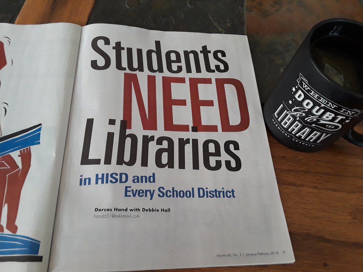 wordsofmento's tweet photo. I just read "Students Need Libraries"  in the most recent edition of Knowledge Quest. We all need to continue raising awareness of how a strong library program can benefit students and the impact on student learning!
@ALALibrary 
#libraryadvocacy https://t.co/l3Gn4V94gR