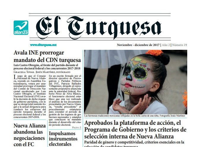 fuerza_turquesa's tweet photo. ¡Disponible! La nueva edición de nuestro periódico #ElTurquesa 19
No te lo pierdas: https://t.co/9b6Ur46abw #LecturaRecomendada https://t.co/9aLSYj1YYK