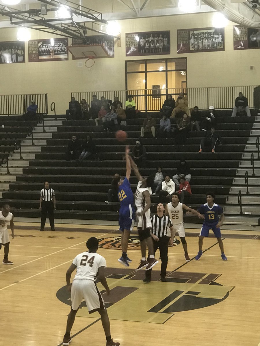 Night cap: Tucker throws it up against Chamblee Charter School for the last game of the night.
