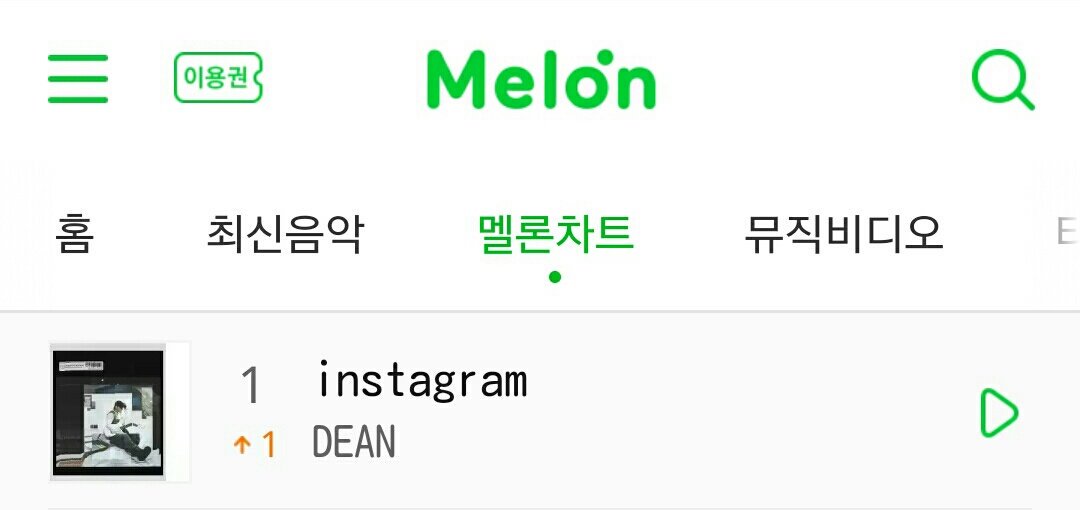 DeanThailand's tweet photo. [📊] เวลา 9.00 น. (เกาหลี) เพลง instagram ของคุณดีนอยู่ในอันดับ #1 ของชาร์ท Melon , Naver , Bugs และ Soribada แล้วค่ะ! ตอบแทนการทำงานหนักและหัวใจของคุณดีนจริงๆ ยินดีด้วยนะคะคุณดีน 🎉😭❤ #Dean_instagram https://t.co/9iaEz1jSN9