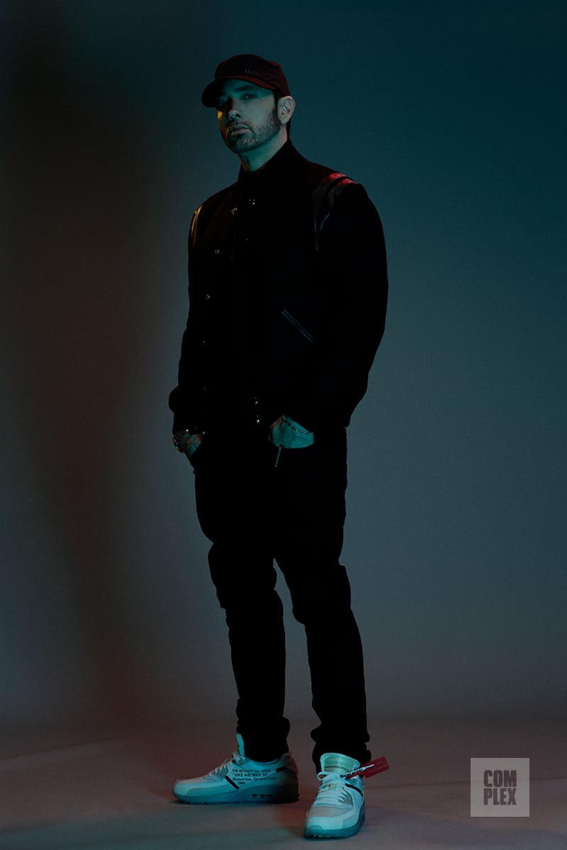 ComplexPop's tweet photo. "When I start talking about Trump: I get too flustered... there's too many things I want to say at once."

Watch Eminem​ get after Trump in an intense new interview: https://t.co/7OeNVN9OJe
#EminemGetsComplex https://t.co/KjNs60lYr3