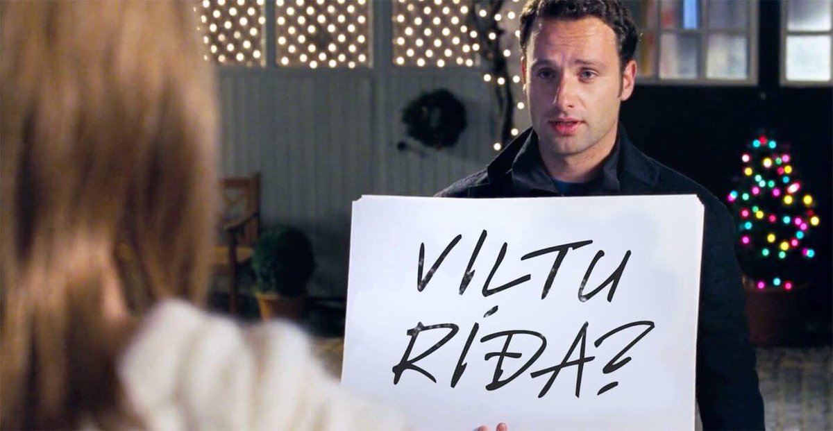 Ef Love Actually gerðist á Íslandi.