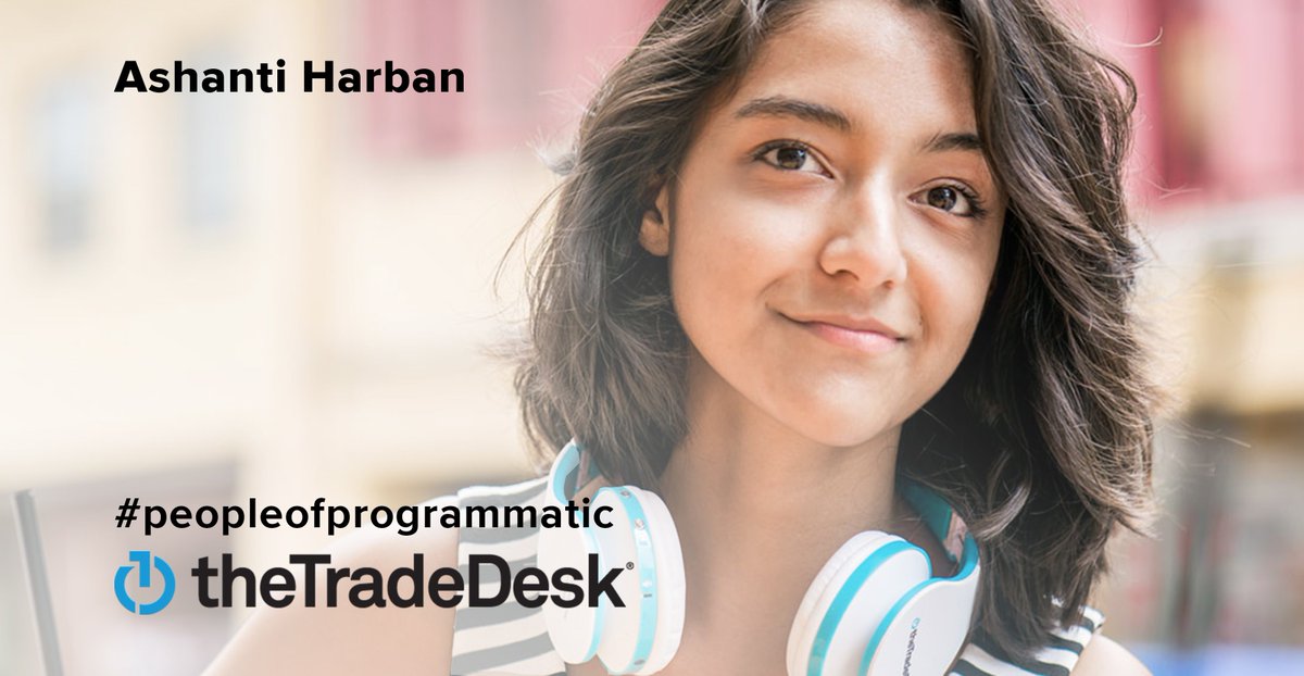TheTradeDesk's tweet photo. “Since we have an environment that encourages career growth across the board, we all get to grow together.” Ashanti Harban, Senior Trading Specialist in our Singapore office. #PeopleofProgrammatic: https://t.co/wRz0RVdv9R https://t.co/E9P4NLFT0E