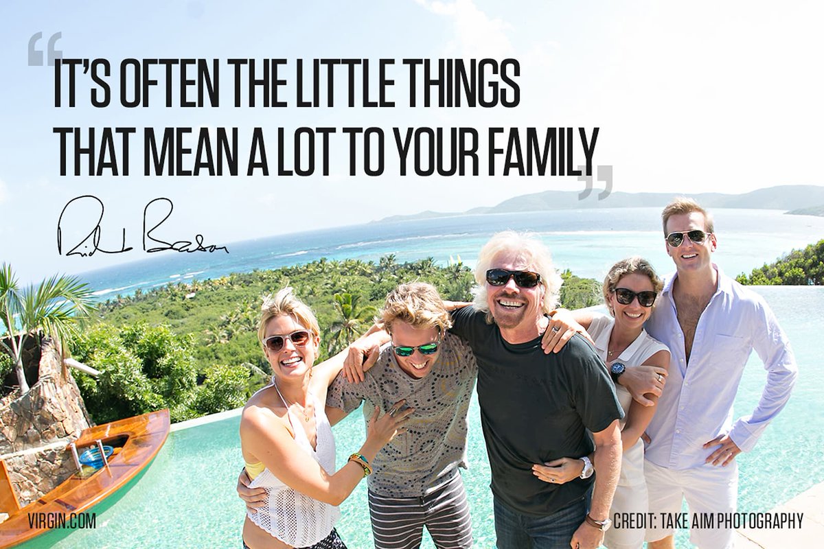 richardbranson's tweet photo. It's often the little things that mean a lot to your family https://t.co/ZGrZXIUJi4 https://t.co/cKzoYVnGpJ
