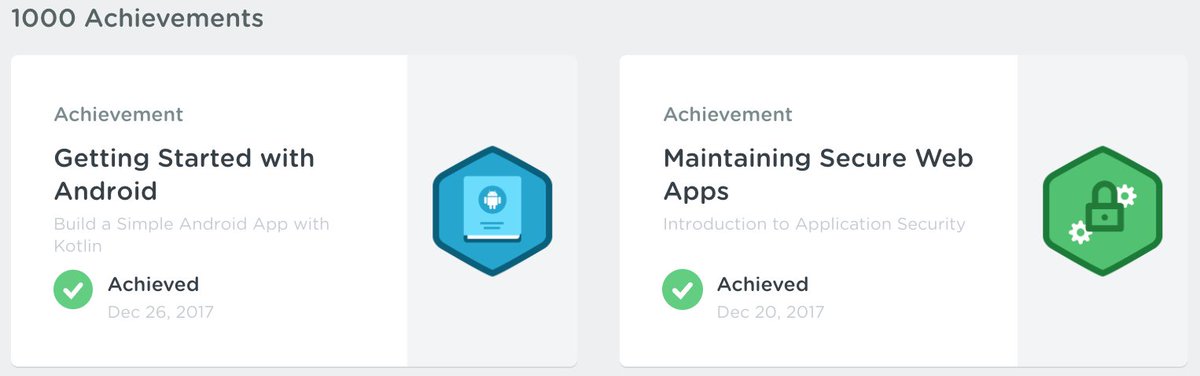 SonyaMoisset's tweet image. Yay! I did it!
I've got 1000 achievements/badges on @treehouse!
#StayCurious, #KeepOnHacking &amp;amp; #MakeItHappen 😀