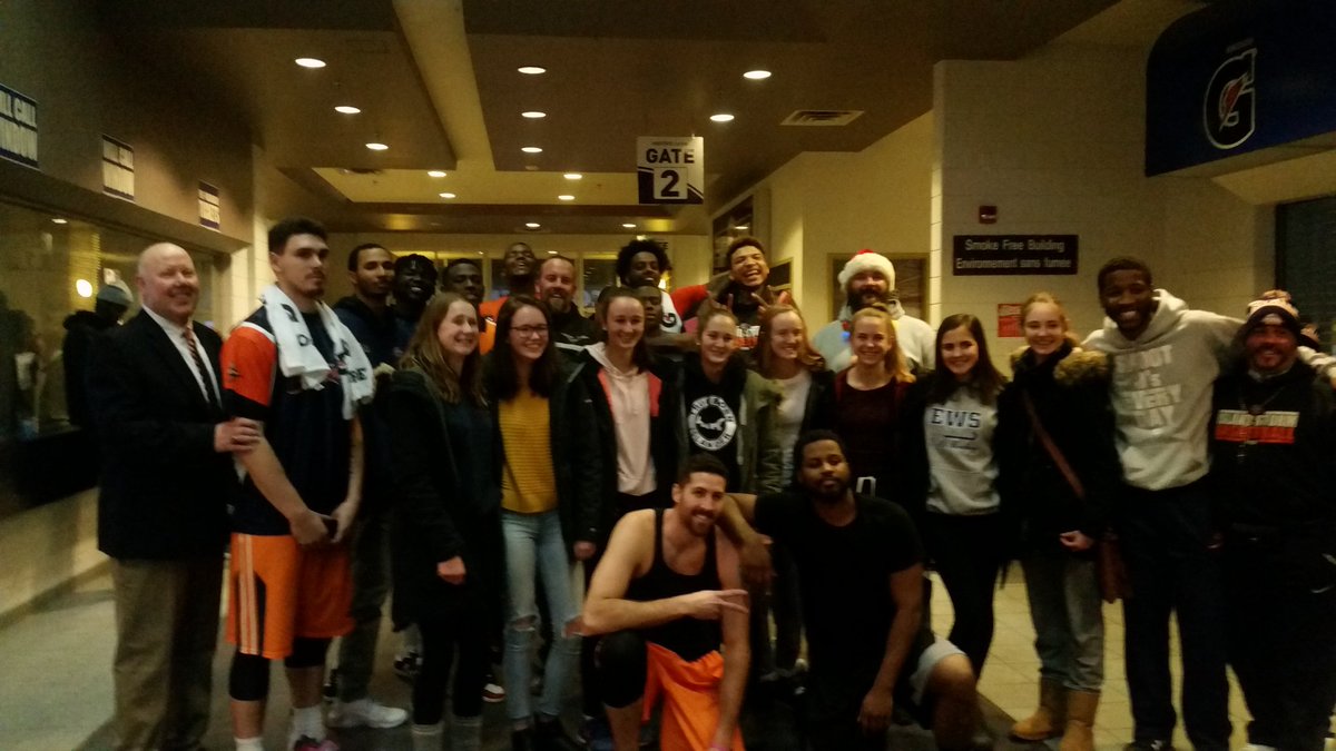 EWS Girls "AA" Basketball team attend the STORM Basketball game on Boxing Day!! Seasons Greetings and Happy New Year!  :)