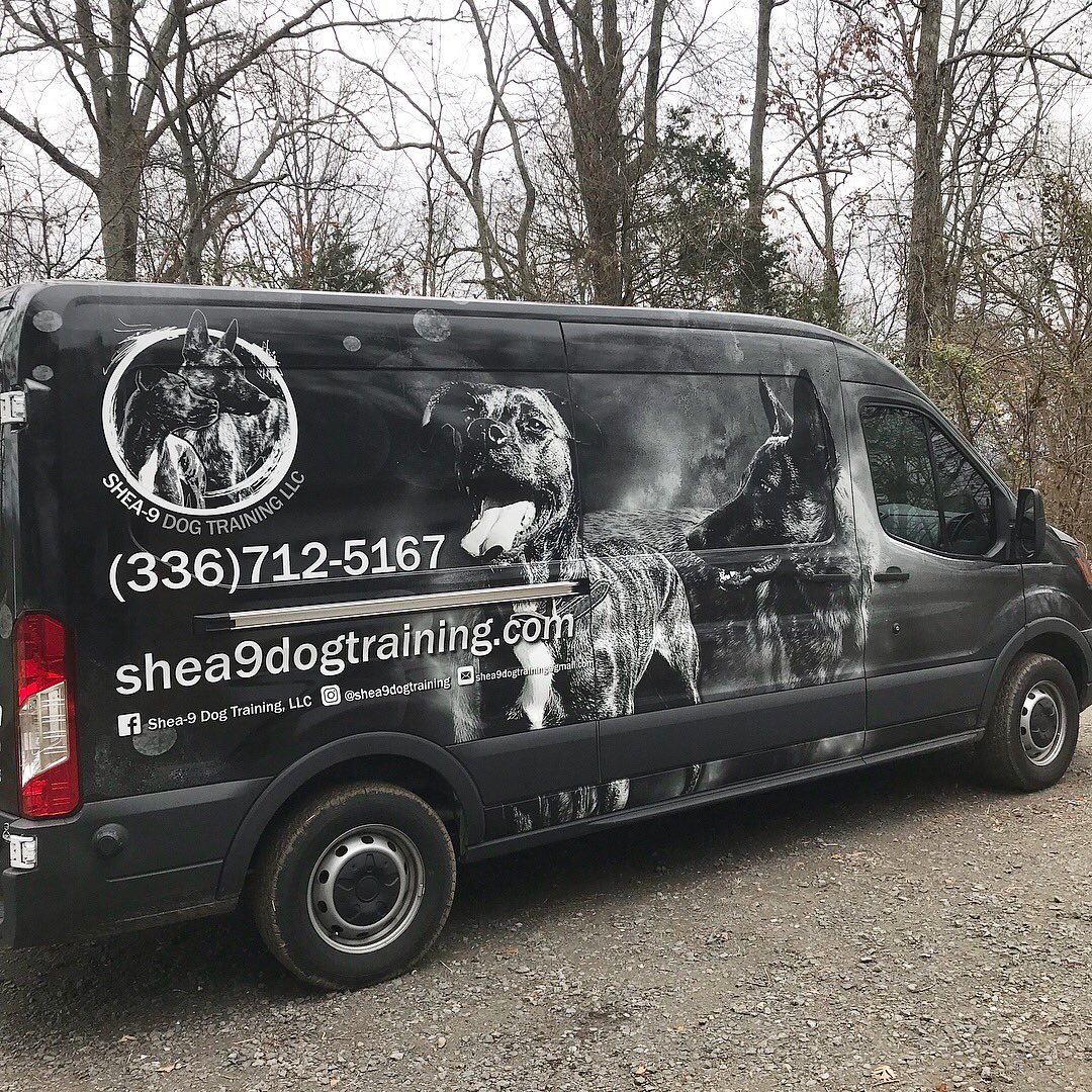 BrokenBuggy's tweet photo. A full wrap for Shea-9 Dog Training. #dogtraining #animallover #vehiclewrap #wsnc #myws #brokenbuggy https://t.co/OA2viSNOsa