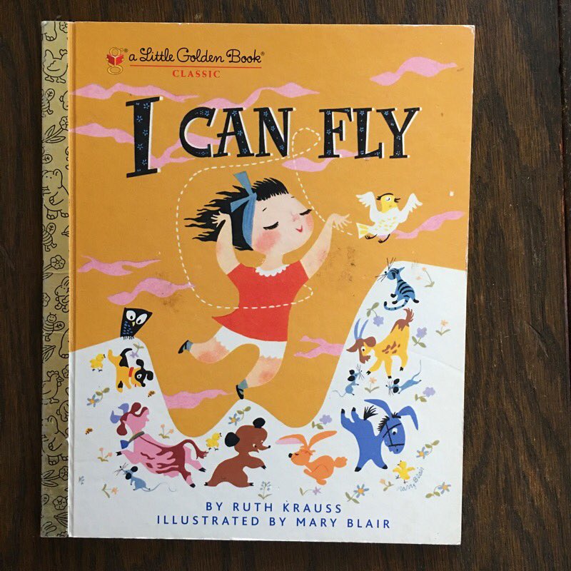 ILL_SPECS's tweet photo. I Can Fly
By #RuthKrauss
Illustrations by #MaryBlair
©️1951
#smallworld #disney #art
#childrensbooks #goldenbooks https://t.co/xWyzm0kztX