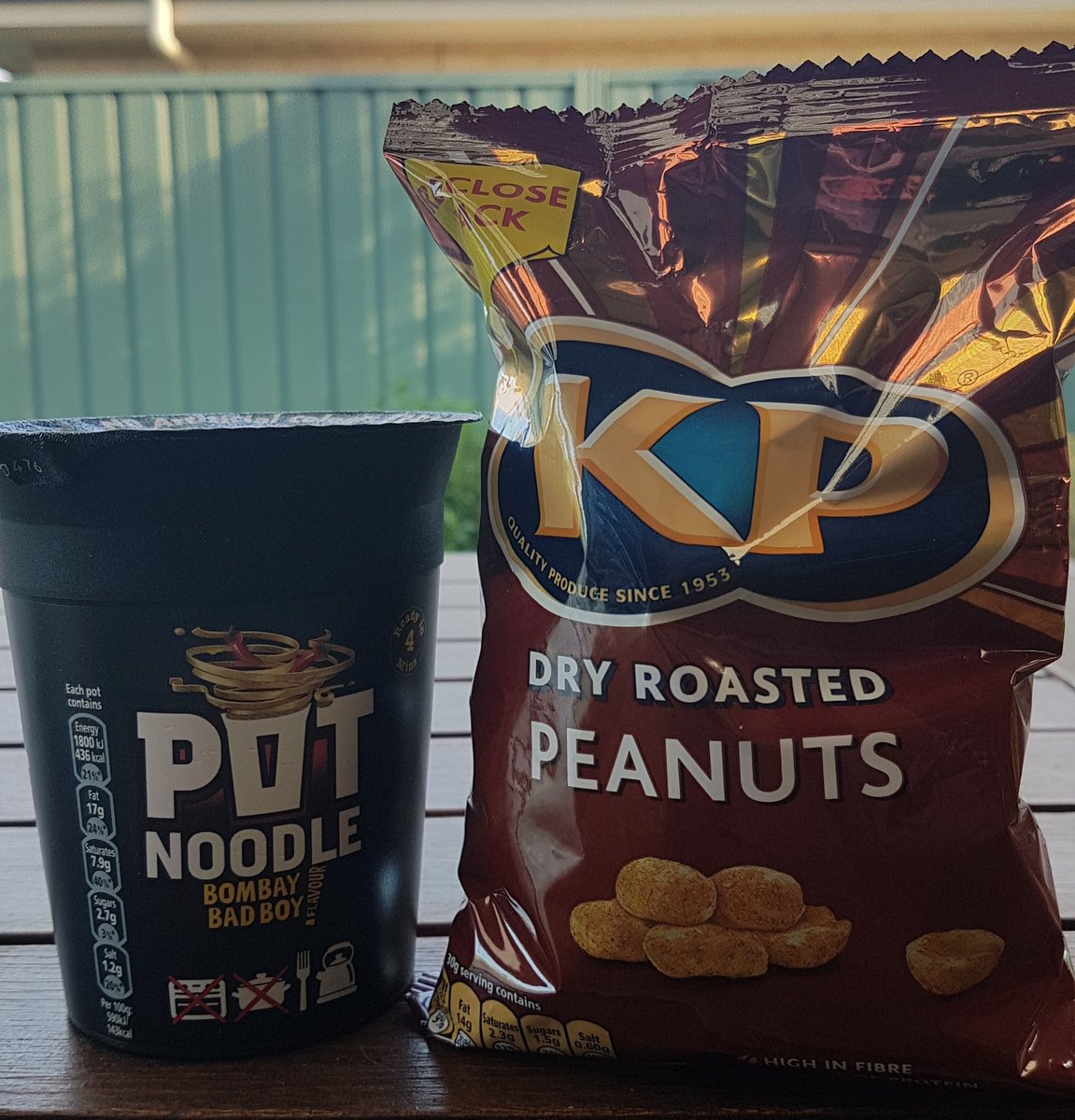 Sirjamieharvey's tweet photo. When the rellies visit from the UK and bring with them the things you miss most....
#potnoodle #dryroastedpeanuts https://t.co/D7lgf8bsoy