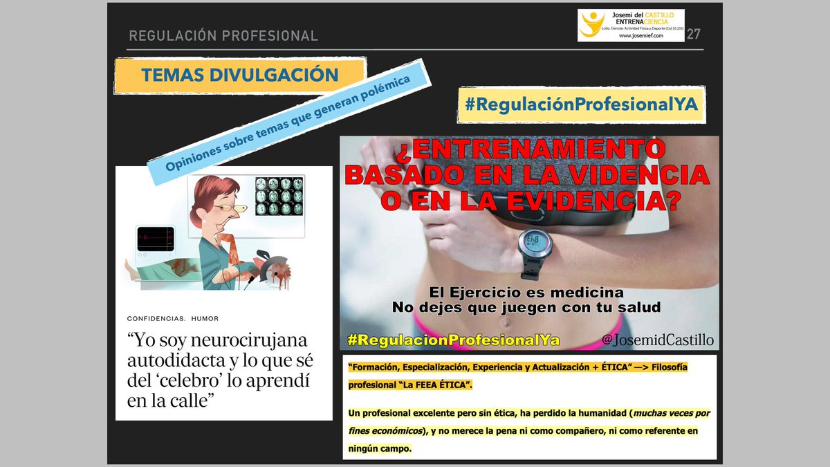 JosemidCastillo's tweet photo. GRACIAS a los q se han subido al carro (antes o después) para defender #RegulaciónProfesionalYA en el Deporte. Ponencia en #SDF2017 #SDF17 https://t.co/ZjUMZBJh1Z