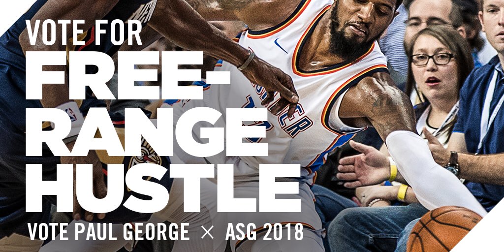 okcthunder's tweet photo. NBA’s leading stealer. #NBAVote for Paul George. #StackTheDeck #RetweetsCountAsVotes https://t.co/QKzOLAB0uS