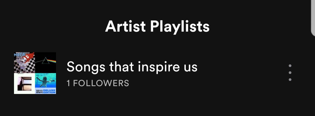 Hey! Follow us on Spotify and check out our "Songs that inspire us" playlist. 

#BotLife