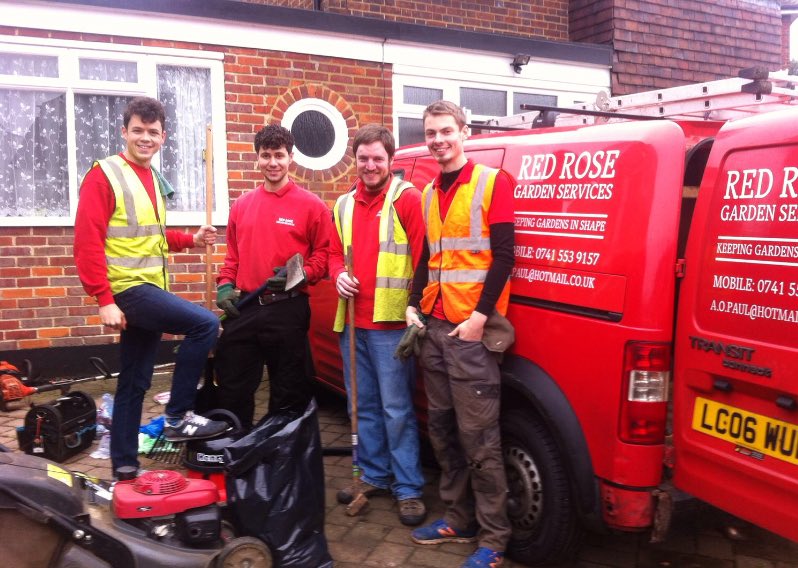 RedRoseServices's tweet image. The RRGS team on our annual van clear-out. What a fine way to finish the year!