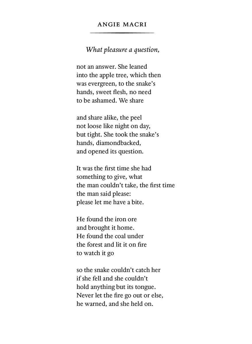Poetry Magazine On Twitter She Took The Snakes Hands - 