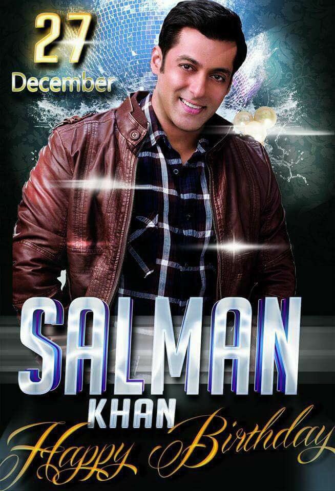  happy birthday the one and only handsome super star SALMAN KHAN     