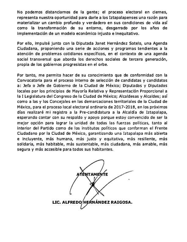 AzaleasChinas's tweet photo. Soy Ciudadana de #Iztapalapa y yo apoyo a @AlfredoHRaigosa porque es la mejor opción 
@Janet_HdzSotelo 
@PRD_CDMX 
@ElAndenMx https://t.co/BUlqDhFPVa