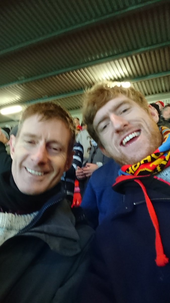 JamesThroup's tweet photo. Enjoyed our traditional boxing day extravagance: Bovril, a scarf and a  pasty. The match was a cracker, so fair play to Burnley: not often a draw is so exciting.  #MUFC https://t.co/q2AWdsuKJJ